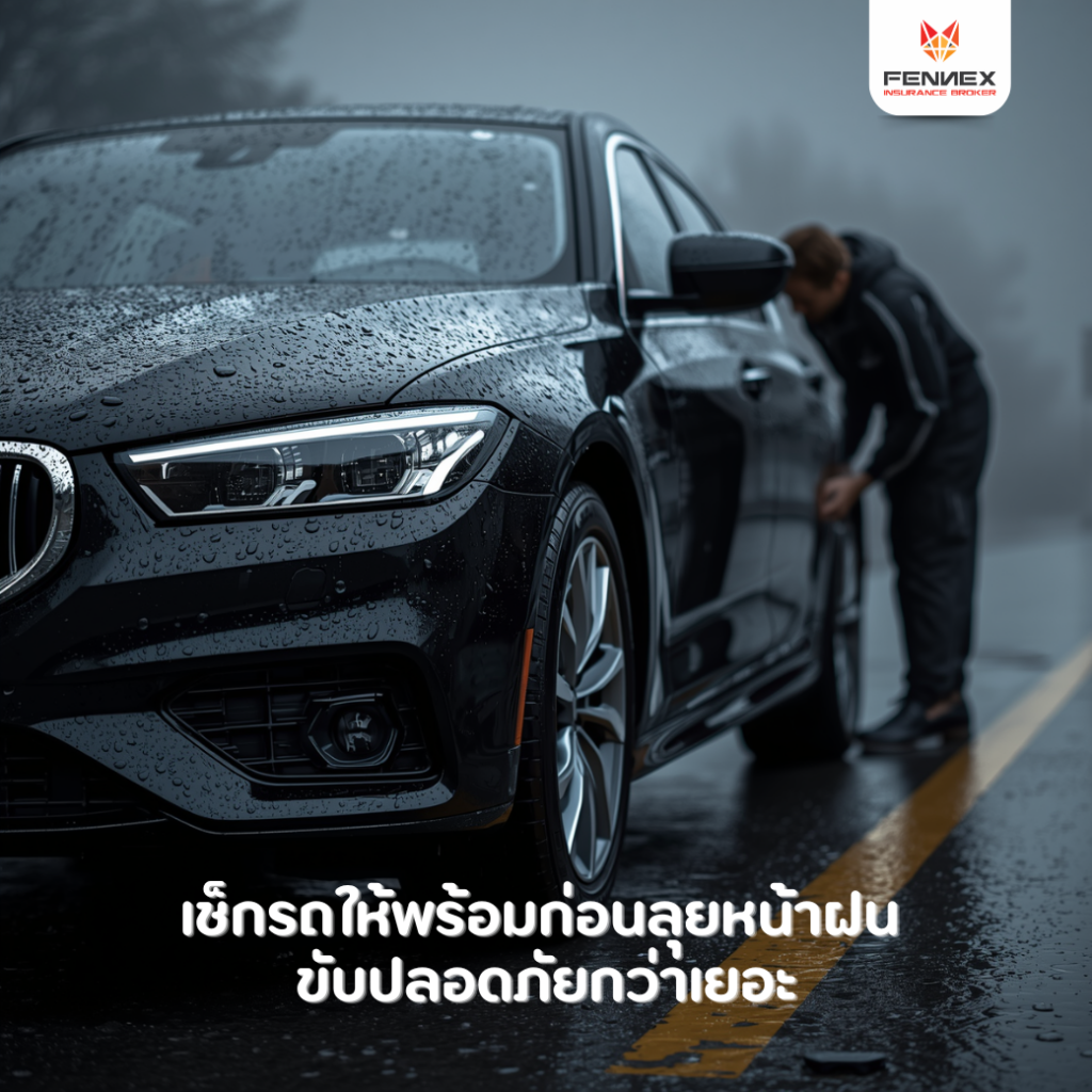 เช็กรถให้พร้อมก่อนลุยหน้าฝน ขับปลอดภัยกว่าเยอะ 🚗🌧️